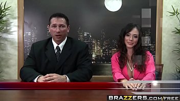 Brazzers - Big Tits at Work -  Fuck The News scene starring Ariella Ferrera, Nikki Sexx and John Str