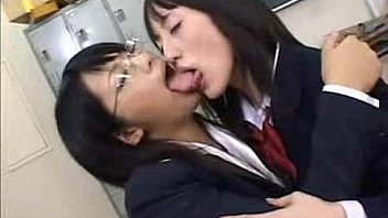 Japanese Lesbians Kiss 23