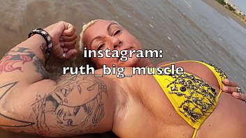 fbb amazon beach sexy butt &  big tits