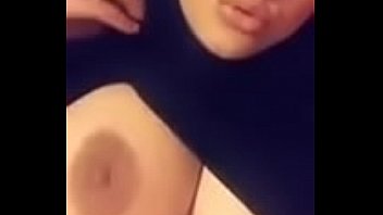 Hijabi Girl Teases With Her Large Titties