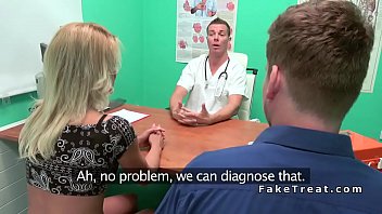 Blonde cheating bf with doctor (Stор Jerking Off! Join Now: H‌otDa​ting24.com)