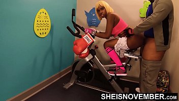 HD How Did I Cheat & Have Anal Sex With The Trainer, And Get Assfucked Aggressively , Pretty Black Cheater Slut Msnovember Bootyhole Penetrated By Big Cock Sitting While Poking Her Pooper Out In The Gym On Sheisnovember