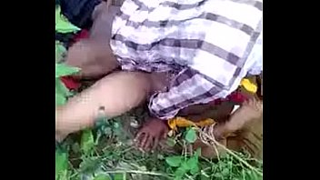 Indian couple caught in jungle while fucking