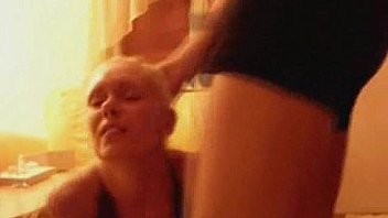 Blonde Deep Throat Fucking On Sofa And Gets Facial