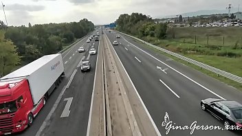 Gina Gerson hard sex on highway