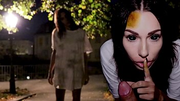 A SHAIDEN STORY - The Girl In White | Halloween Themed Horror Porn Video - German Amateur Demon Girl Shaiden Rogue Sucks On A Big Cock And Receives Oral Creampie