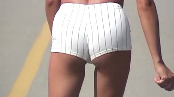 VOY beach Rollerblading White Tight Shorts