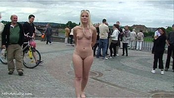 Hot blonde sandra naked on public streets