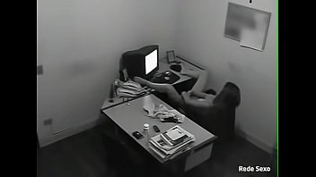 Boss installed camera and caught the naughty secretary!