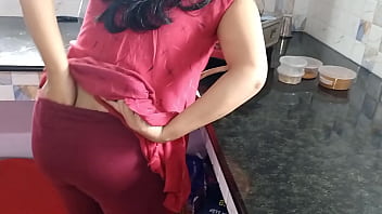 First Ever Fucking My Beautiful Big Ass Maid In Kitchen When She Preparing Food For My Family Fuck Her Doggy Style In Kitchen Stand