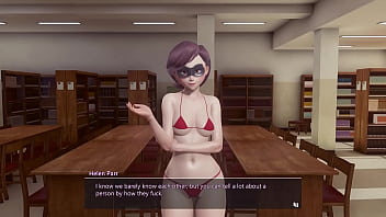 3d porn animation Helen Parr (The Incredibles) pussy carries and analingus until she cums