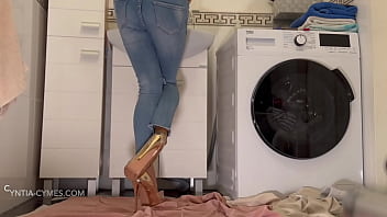 MILF Pee in her Pants Jeans and Nylon Socks play by Pee