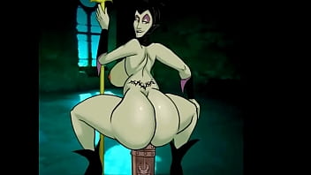 Maleficent shakes her ass