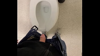 Making a mess in a church bathroom