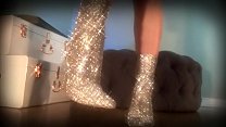 Sparkles Tease - Holiday Boot Goddess